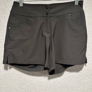 Slazenger Womens Black Golf Shorts